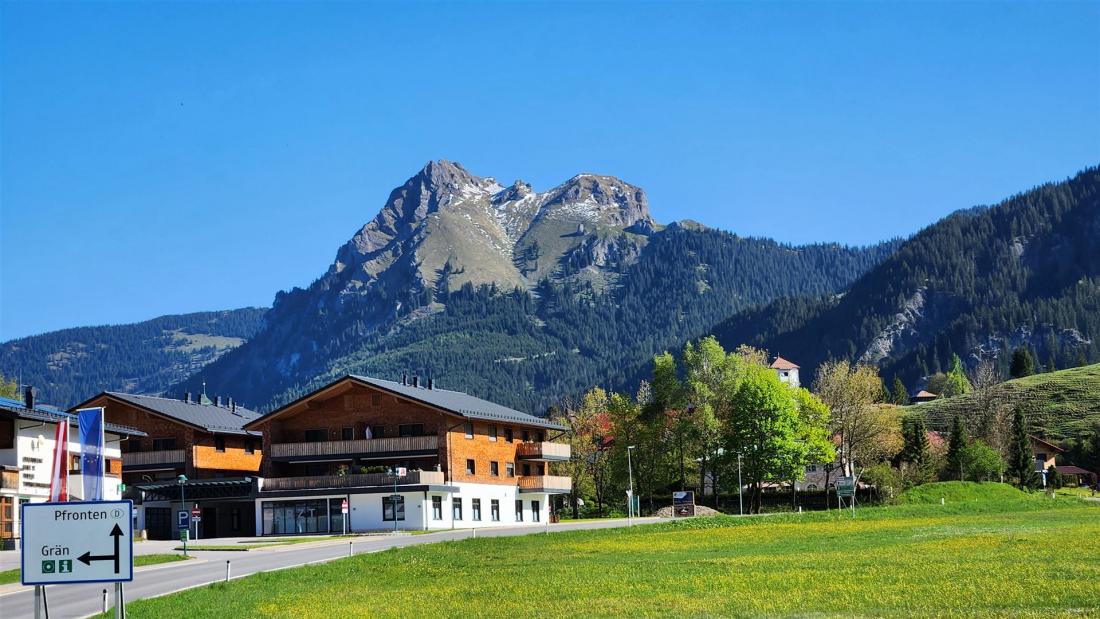 Der Aggenstein bei der Anfahrt