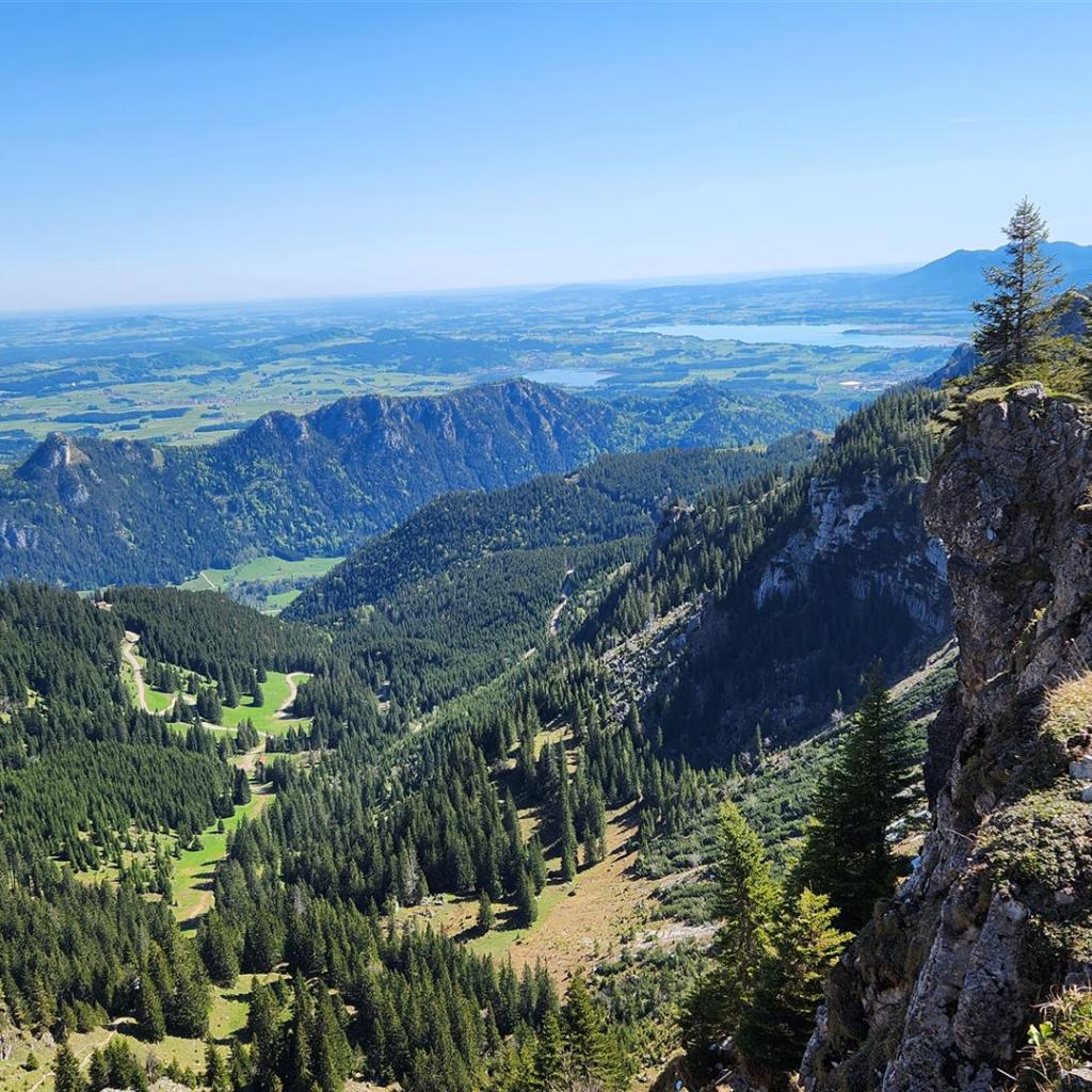 Seeblick vom Sattel Böser Tritt