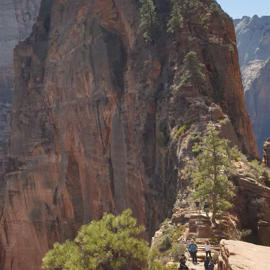 Blick über den Gipfelgrat
