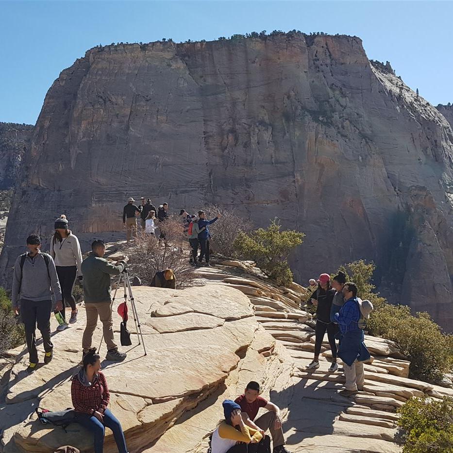 Am Gipfel ist was los