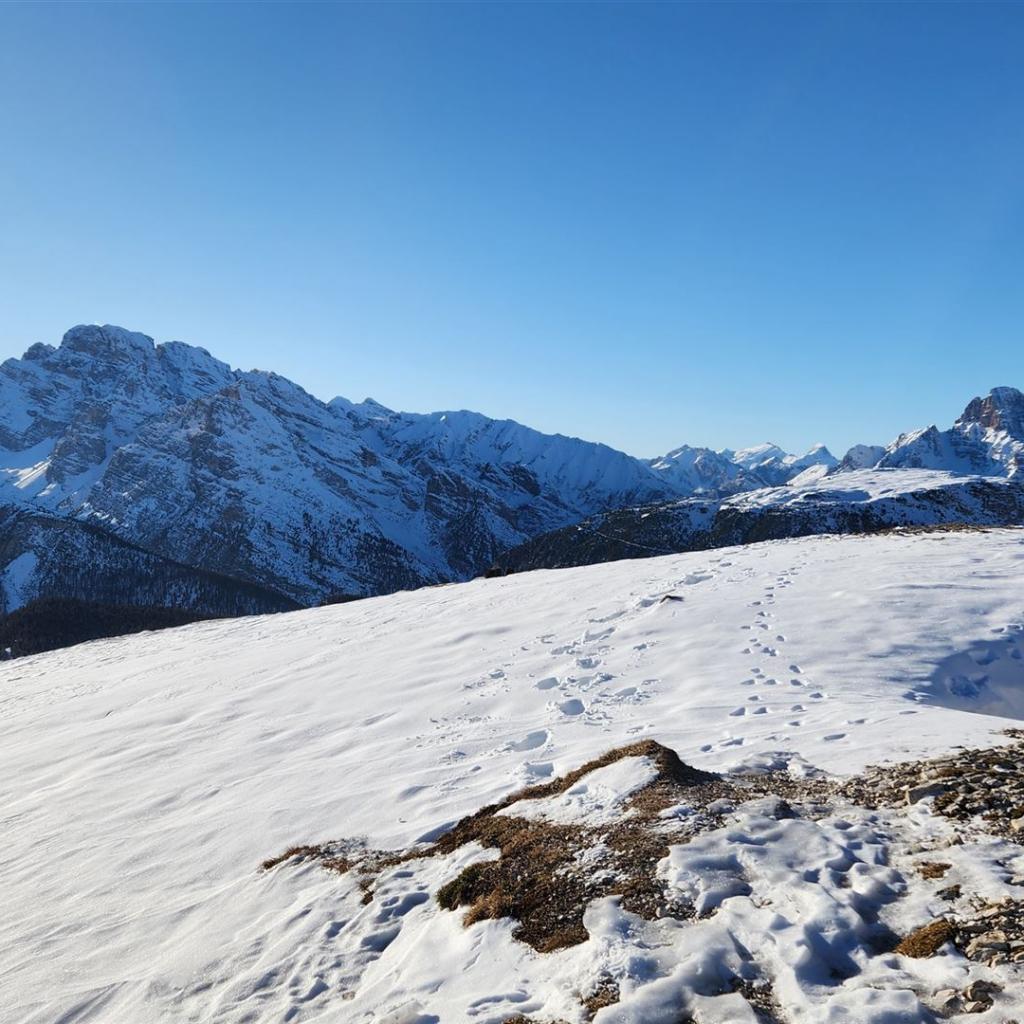 Blick zum Monte Cristallo