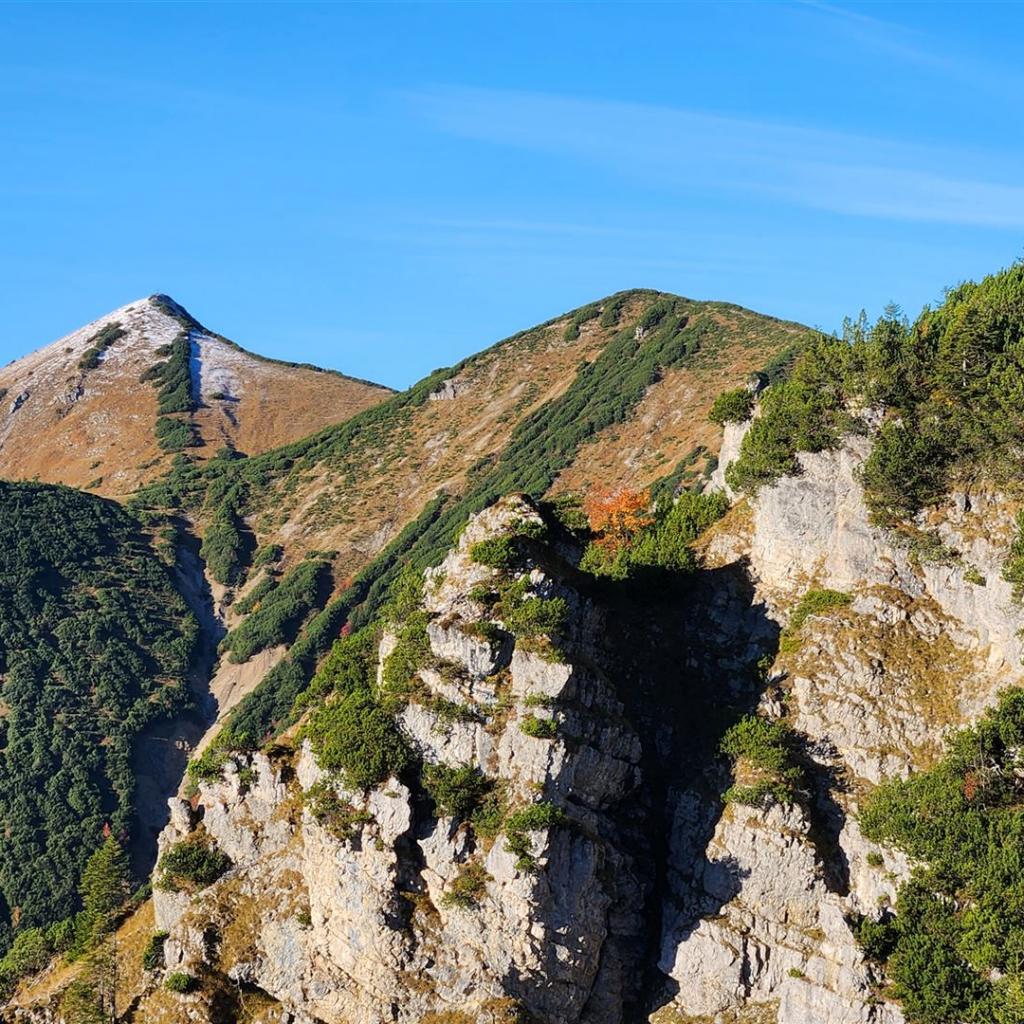 Blick voraus zum Vorderen Felderkopf