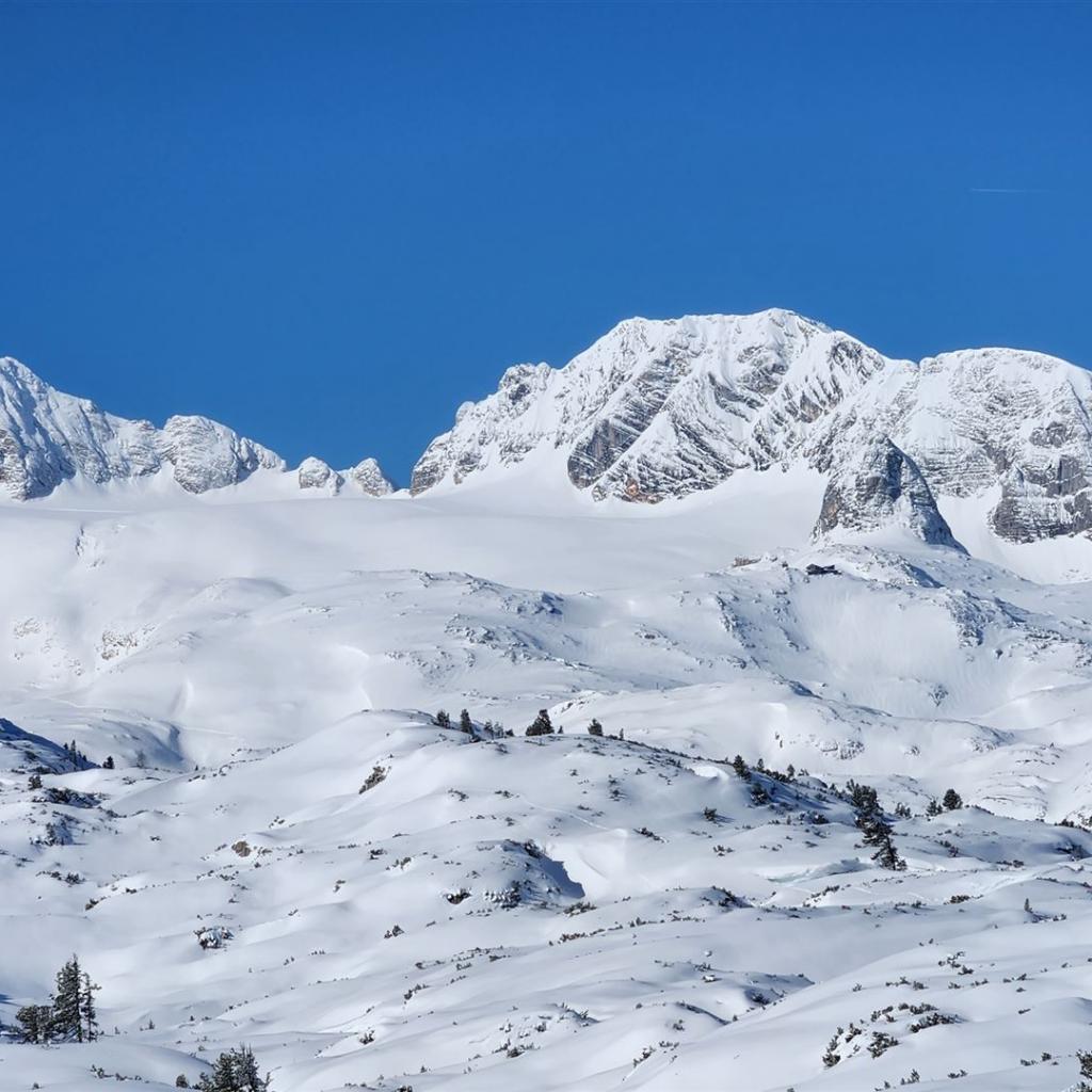 Hallstätter Gletscher und Hoher Dachstein