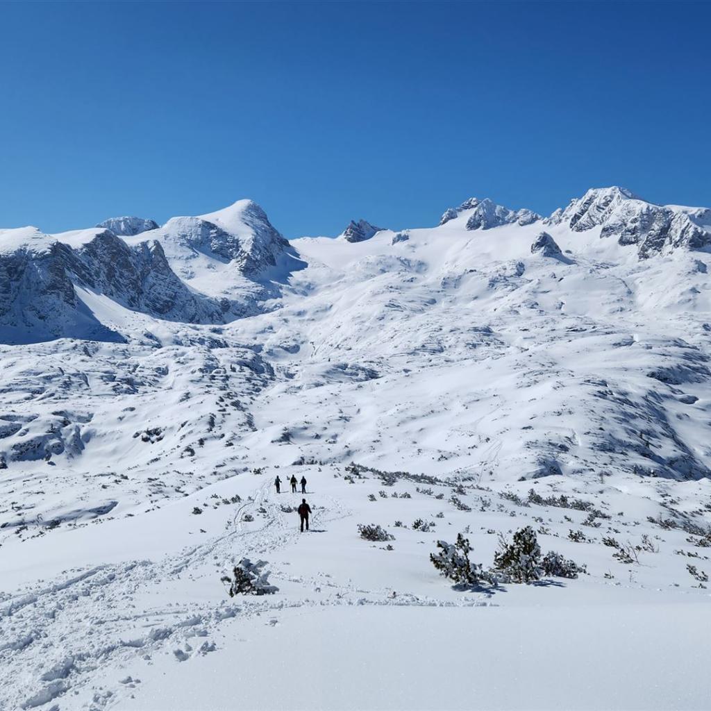 Taubenkogel, Hallstätter Gletscher und Hoher Dachstein