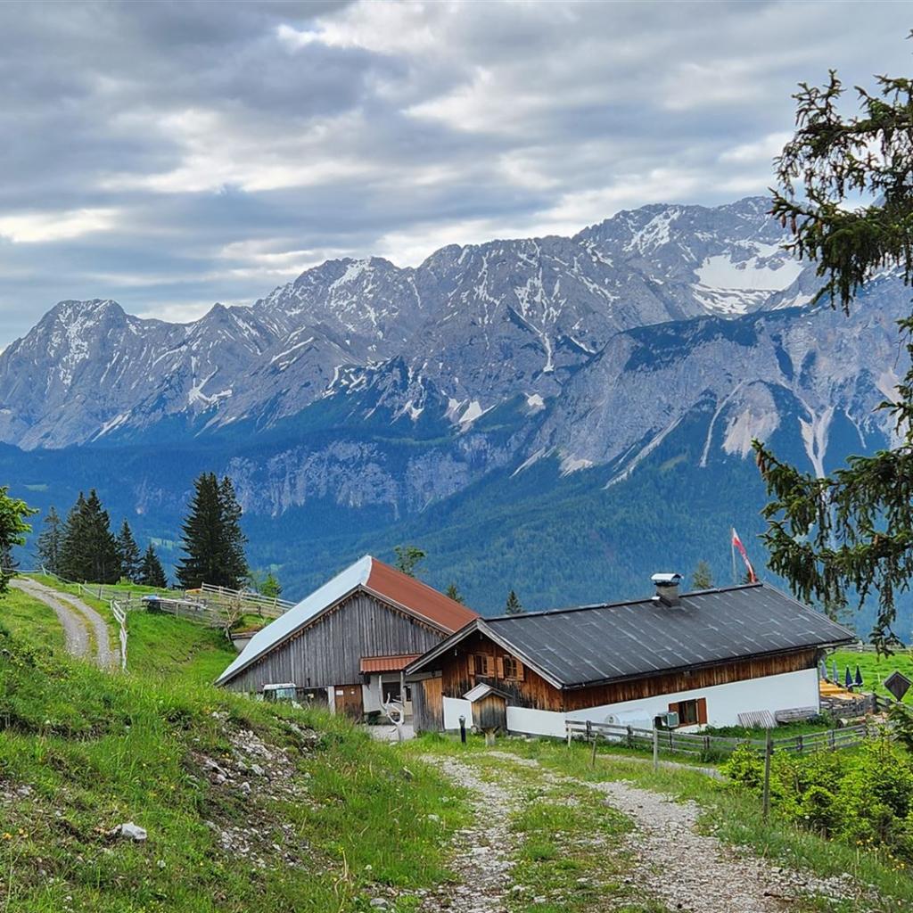 Blick zurück zur Tuftlalm