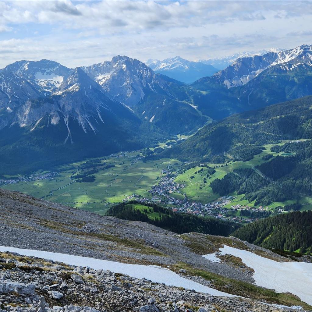 Auf dem Weg zur Upsspitze