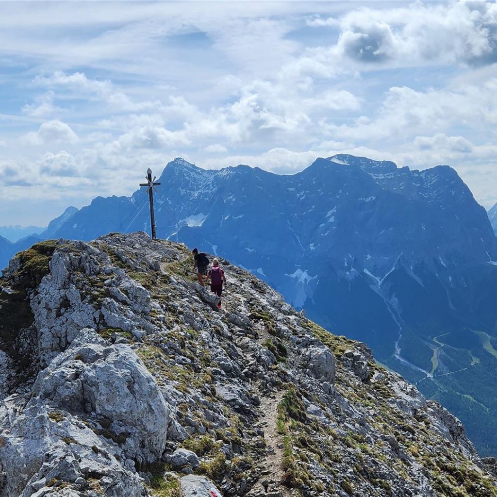 Der Daniel mit Zugspitze im Hintergrund