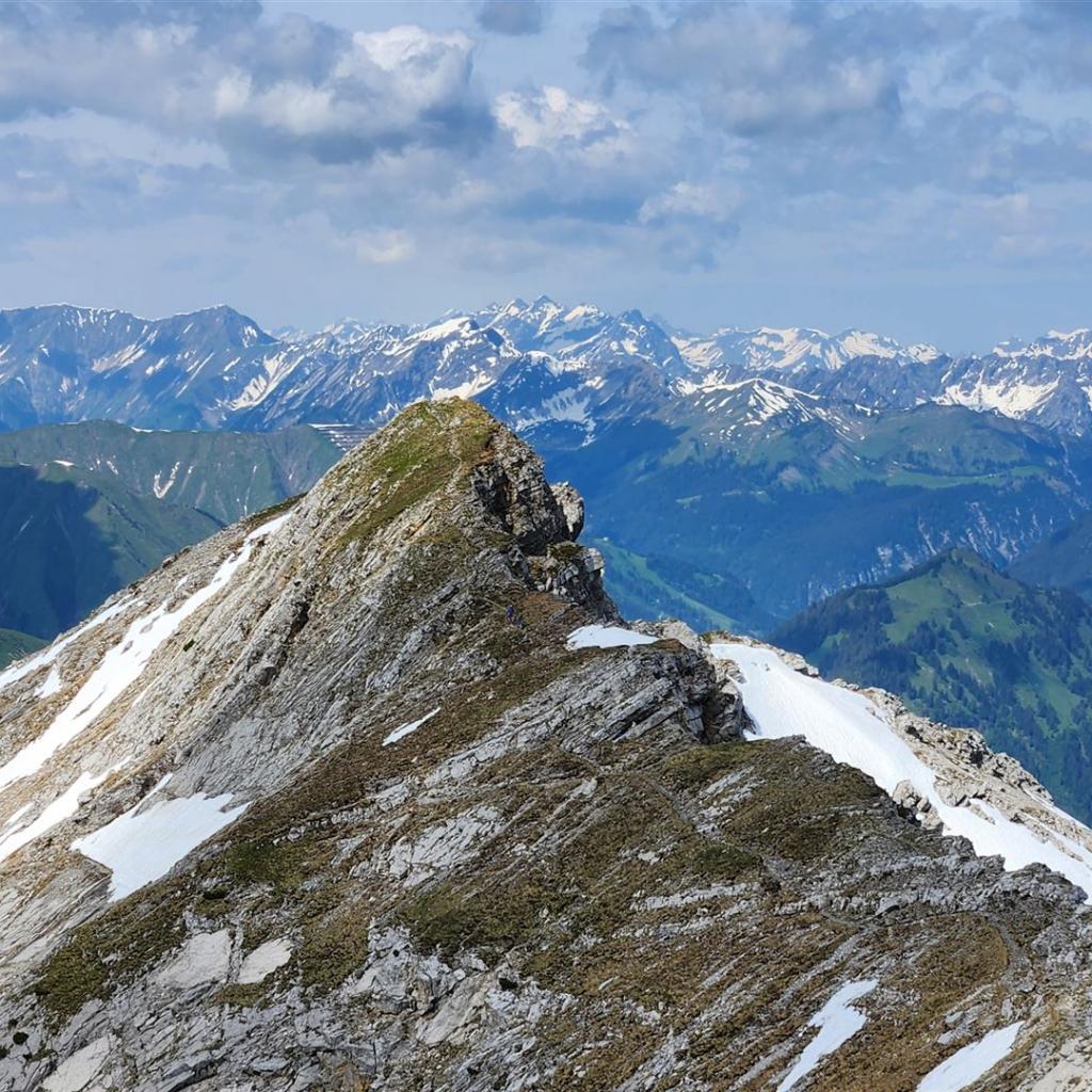 Blick zurück zur Upsspitze