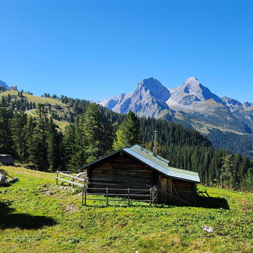 Das Schachenschloss in Sichtweite