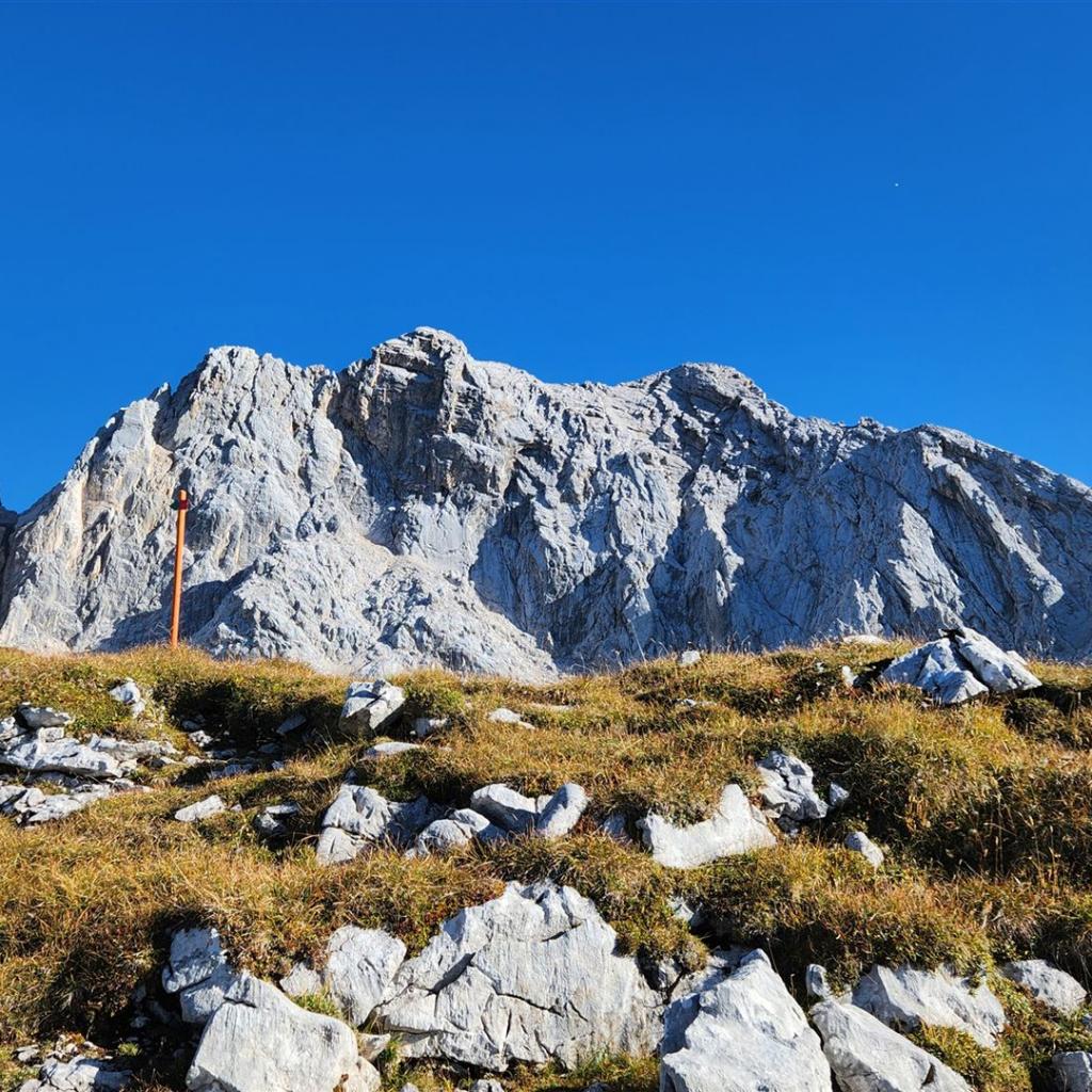 Die Dreitorspitzen kommen näher