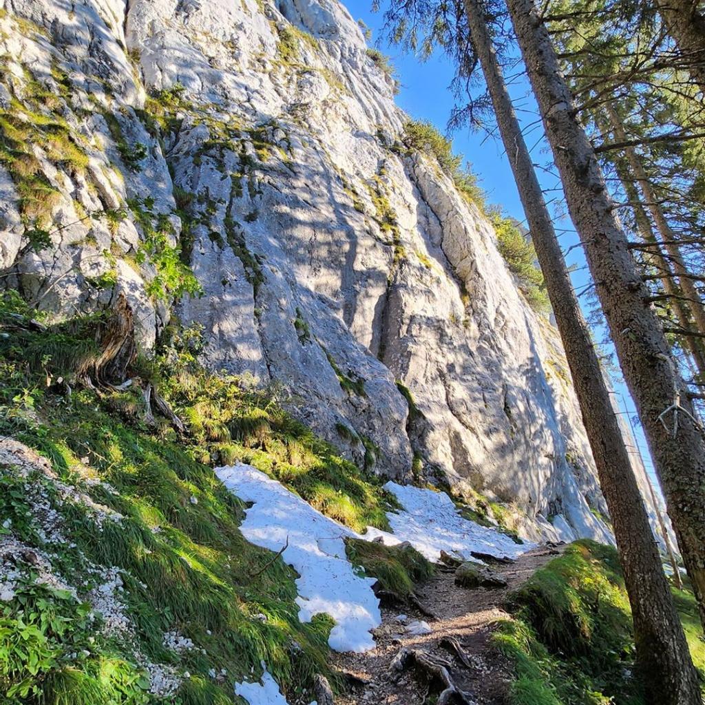 Kurz vor dem Klettersteig