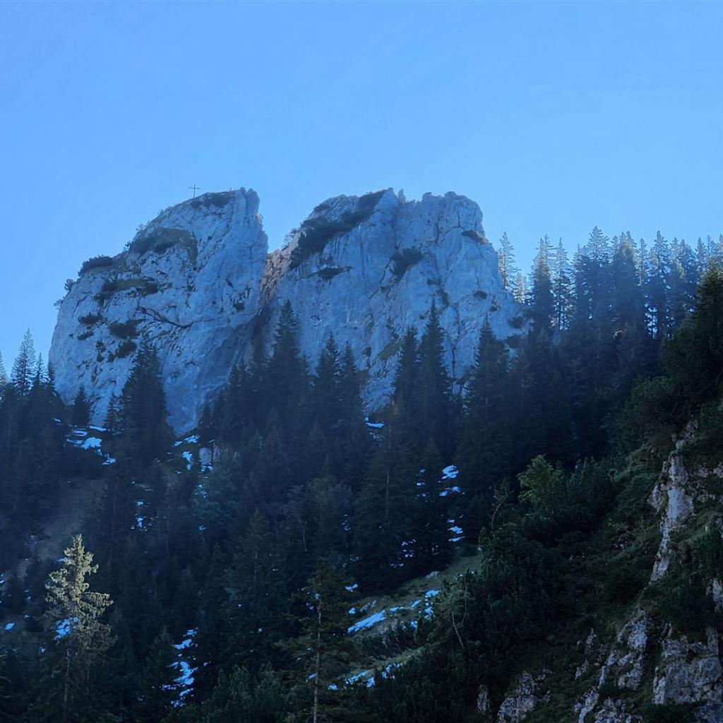 Blick zurück zum Ettaler Manndl