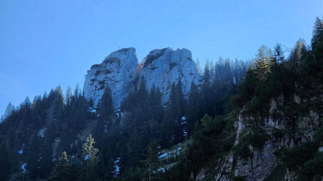 Blick zurück zum Ettaler Manndl