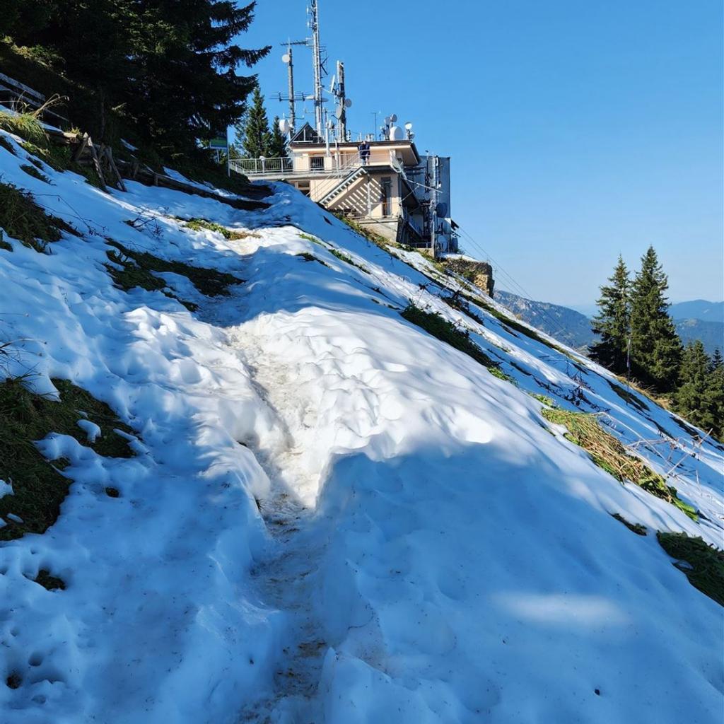 Sendemasten an der Laber-Bergstation