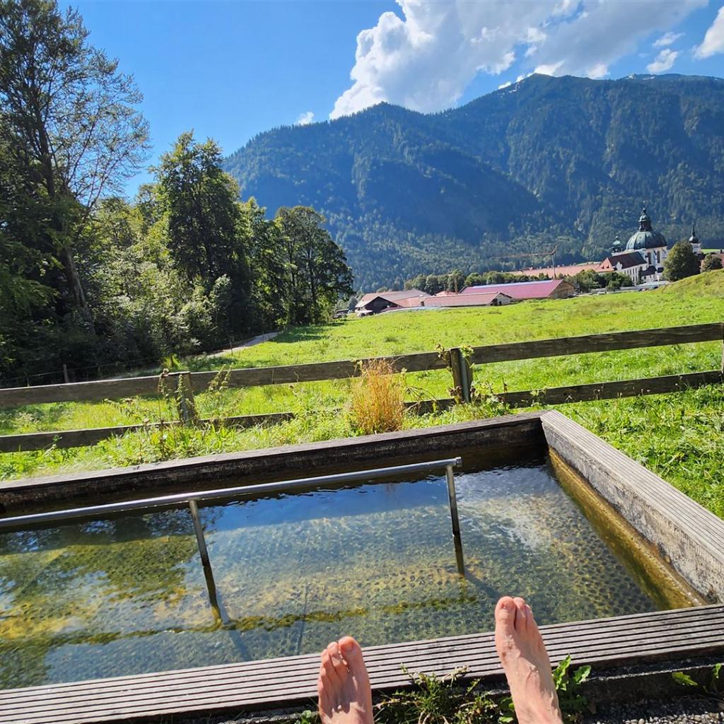 Wasser-Tretanlage mit Traumblick