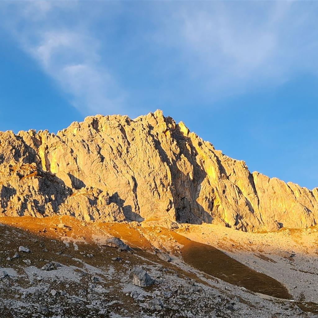 Abendsonne auf der Scharnitzspitze
