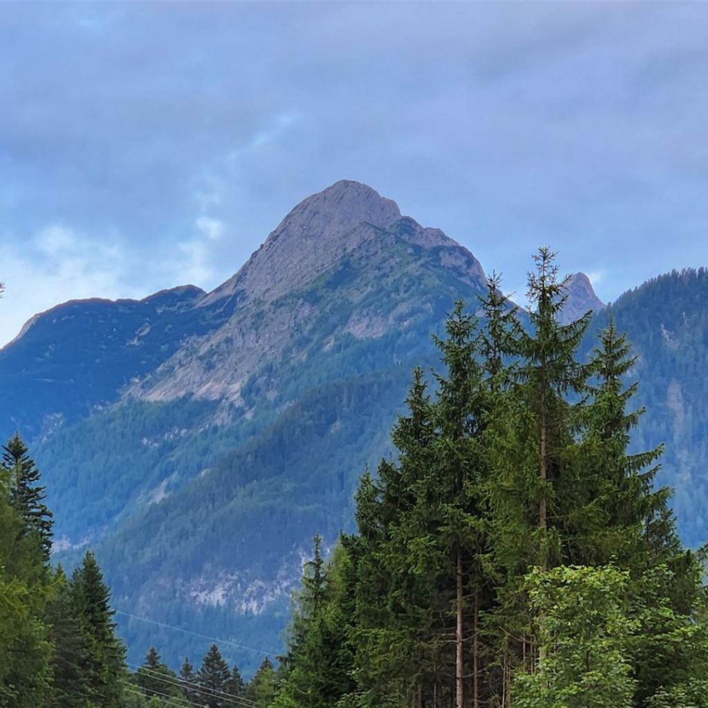 Die Große Arnspitze bei der Anreise