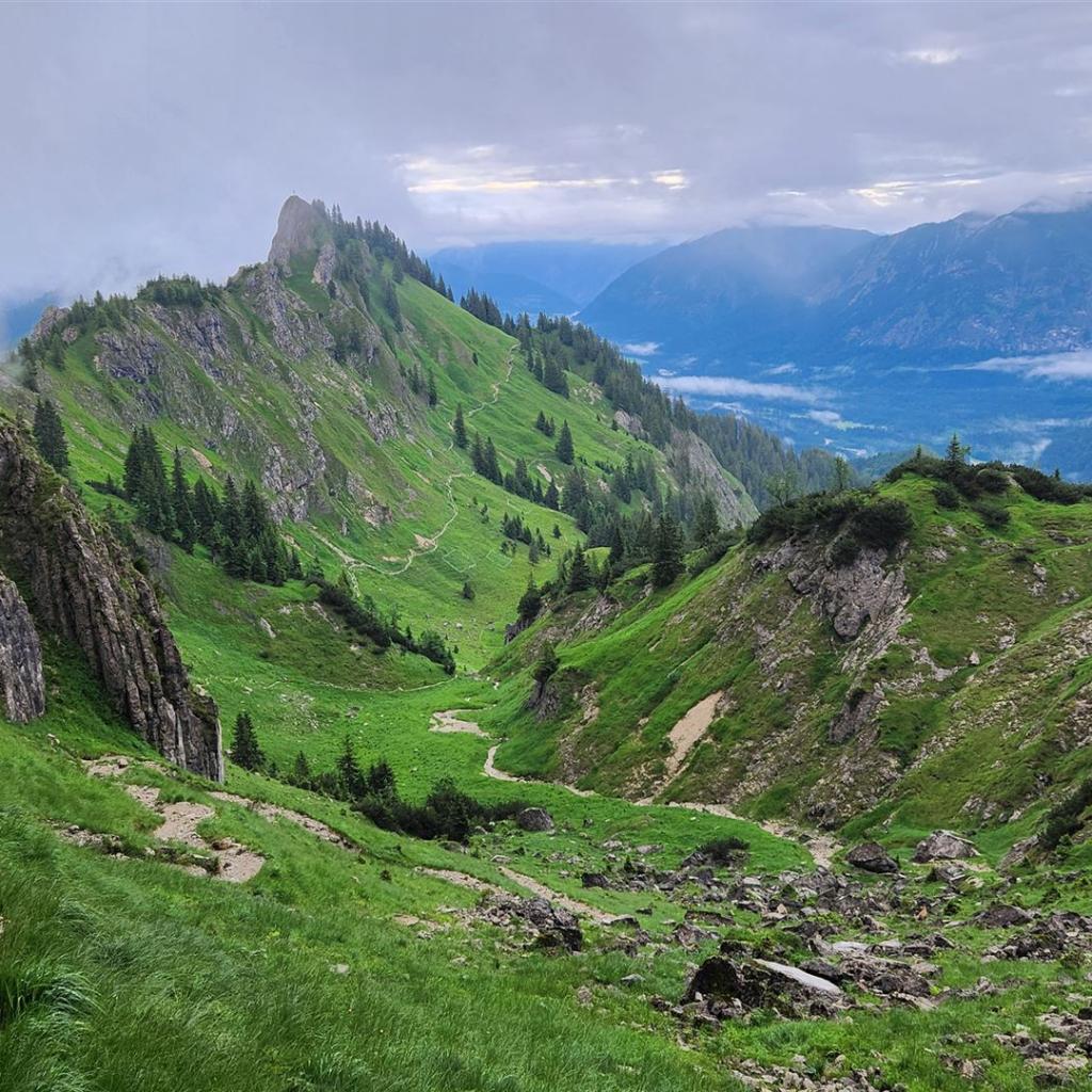 Blick zurück ins Graswang-Tal
