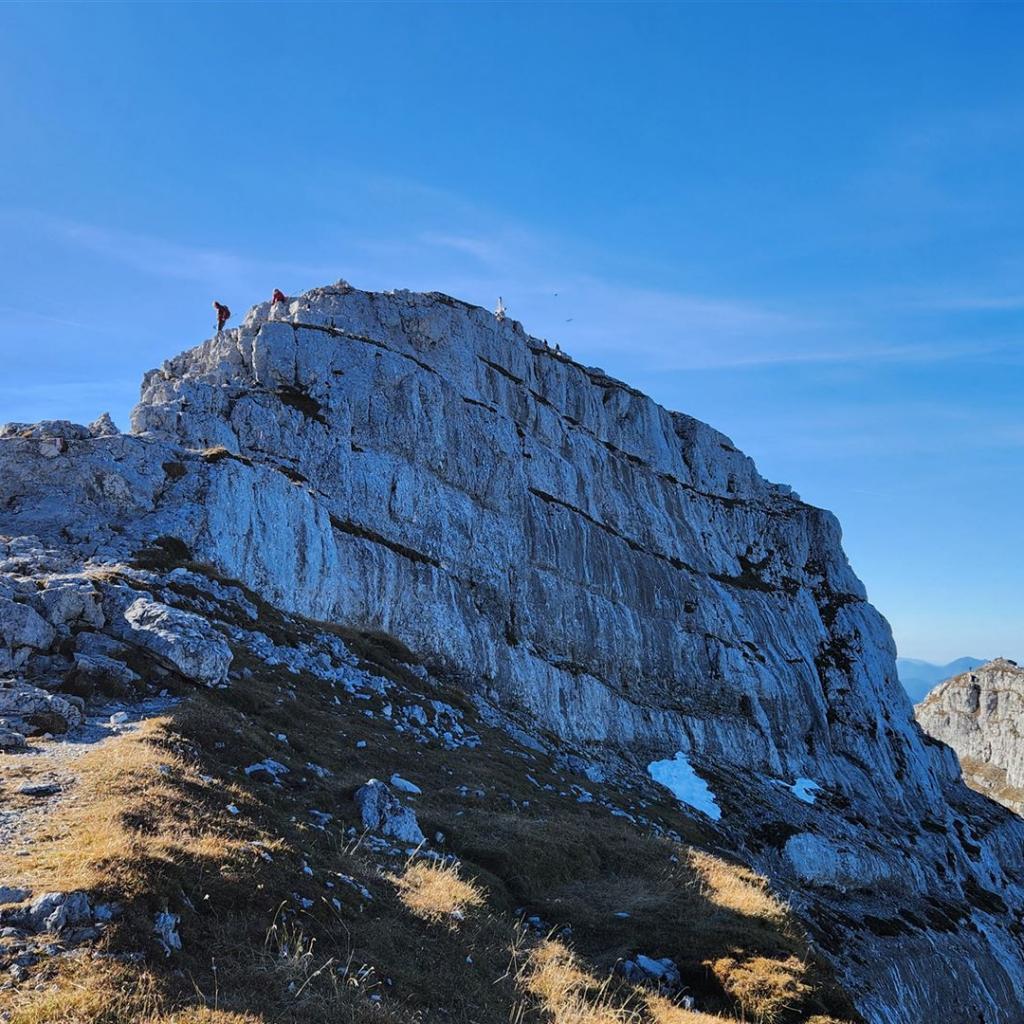 Imposanter Gipfelaufbau