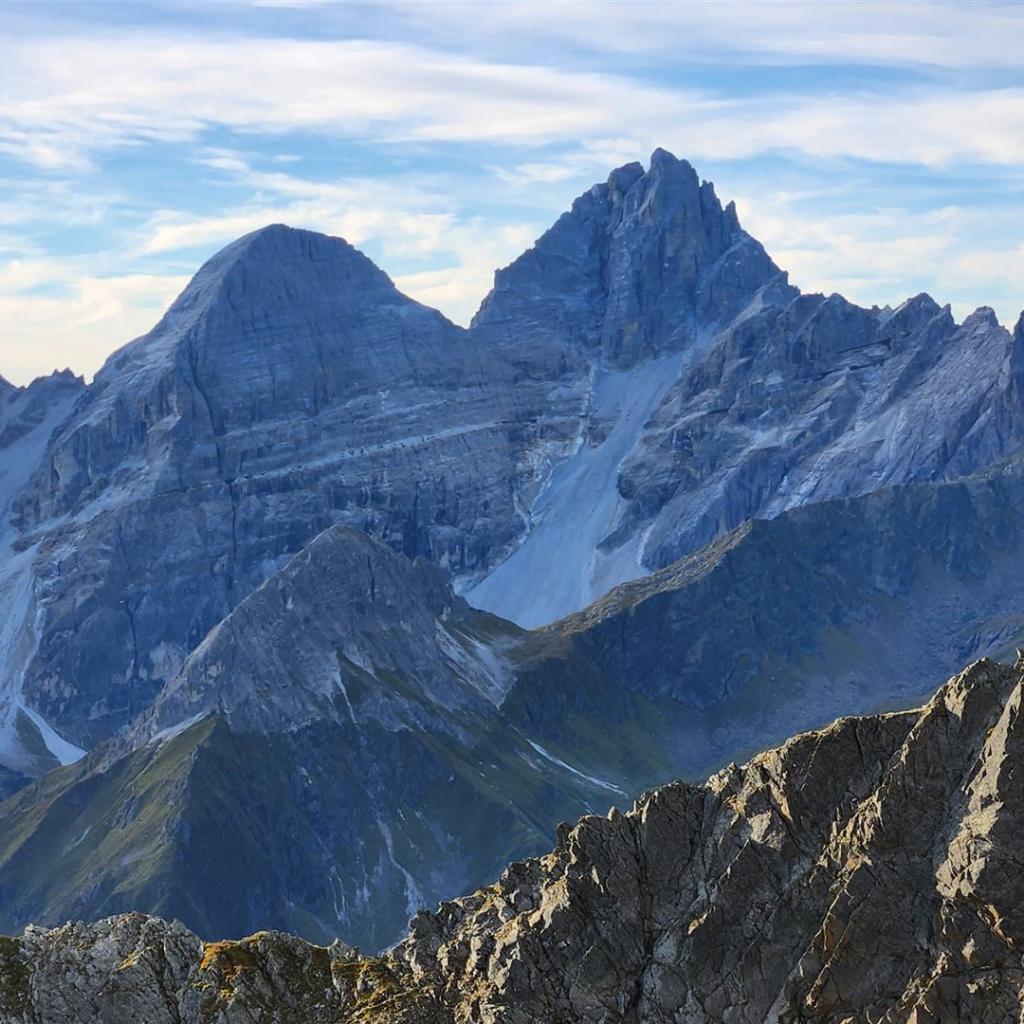 Blick auf Gschitzer Tribulaun und Pflerscher Tribulaun