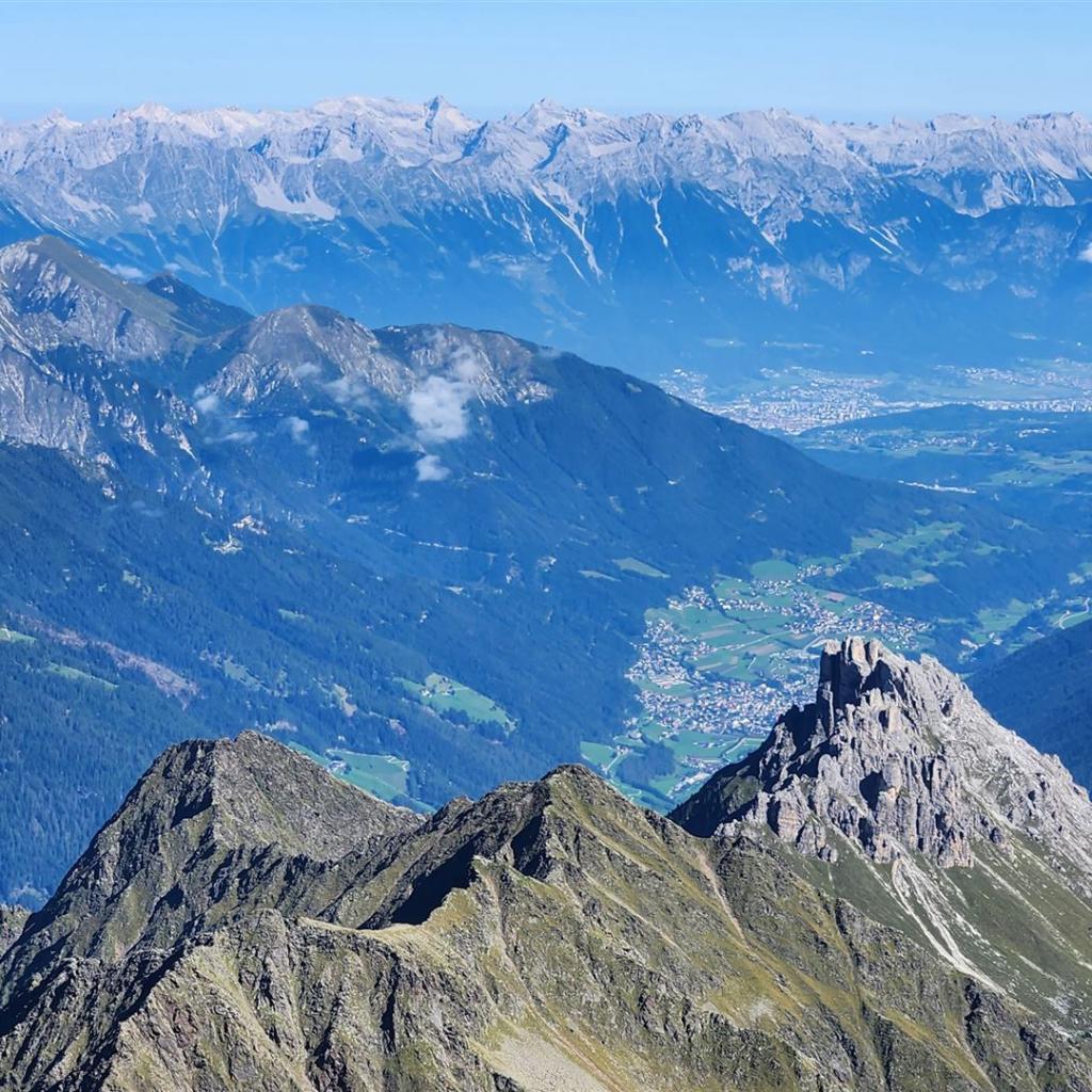 Nordkette, Innsbruck und vorderes Stubaital
