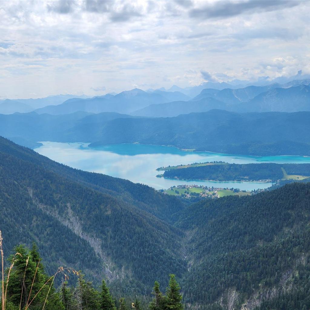 Und natürlich der Walchensee