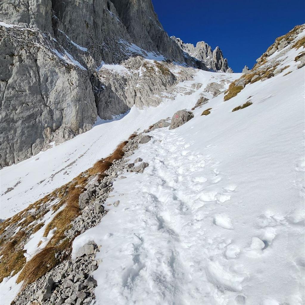Schlussanstieg Ellmauer Tor