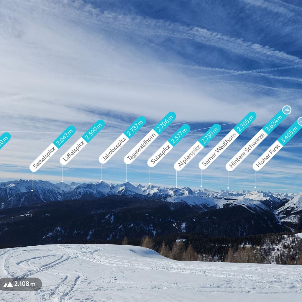 Blick nach Westen mit Hintere Schwärze