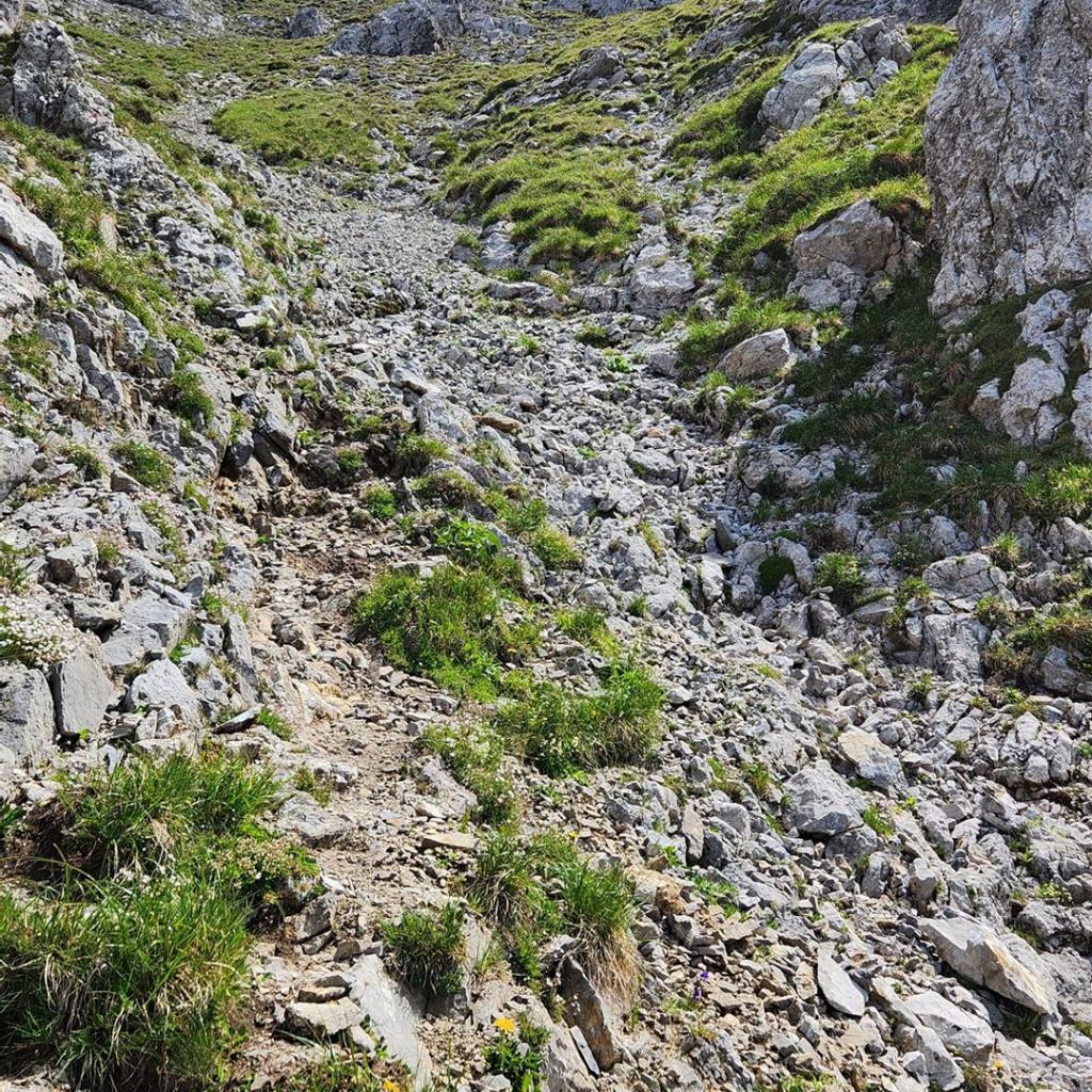 Letzte Kraxelei vor der Kohlbergspitze