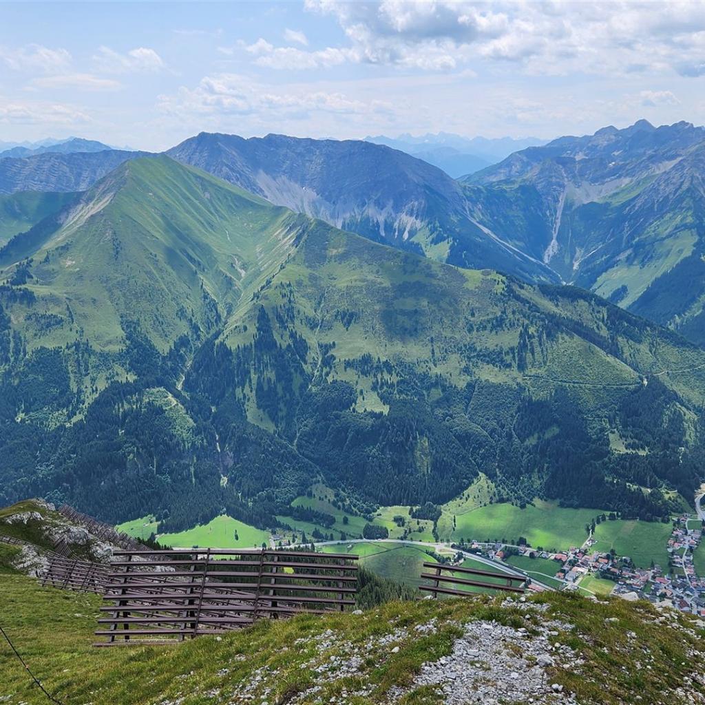 Südseitige Lawinenverbauungen