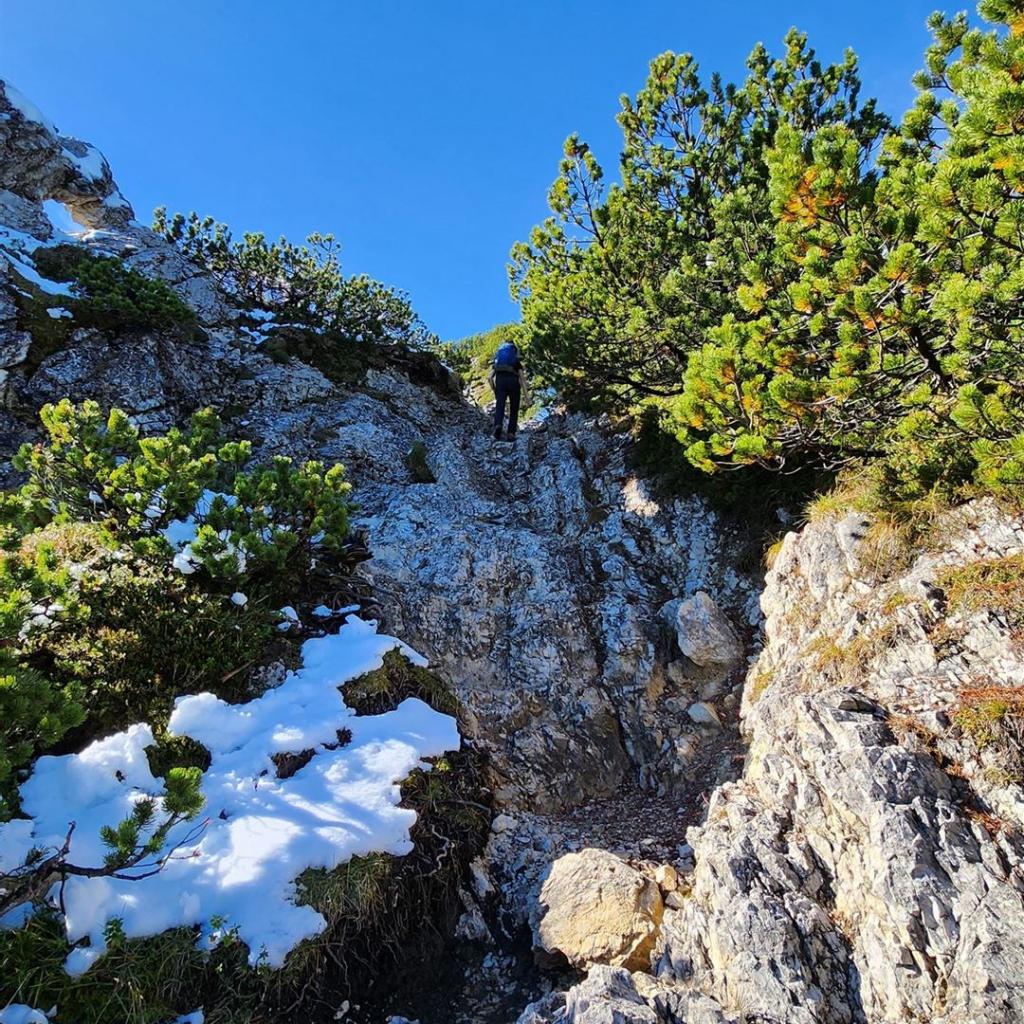 Etwas kraxeln muss schon sein