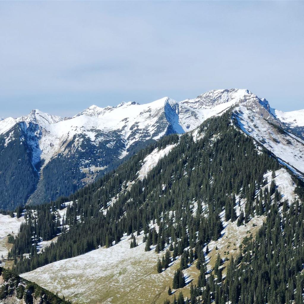 Blick zur Kreuzspitze