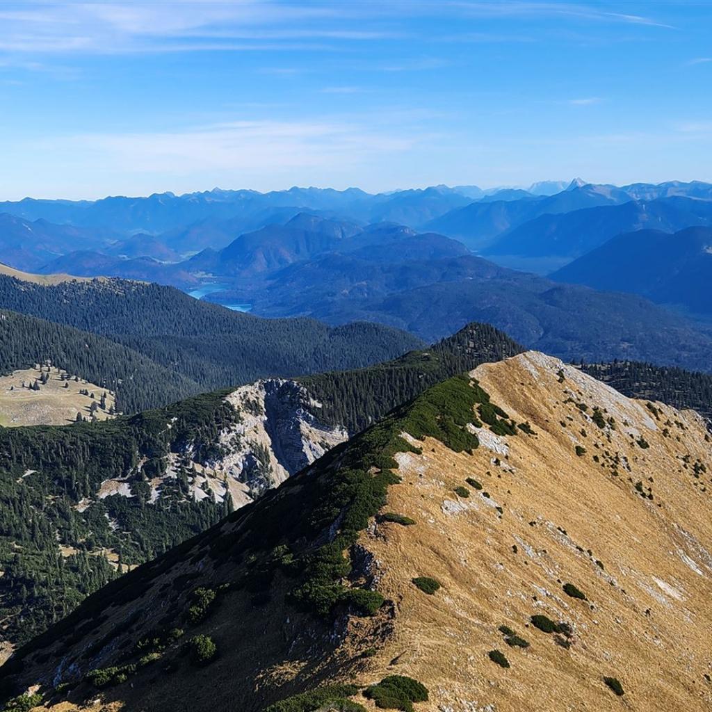 Blick zum Walchensee