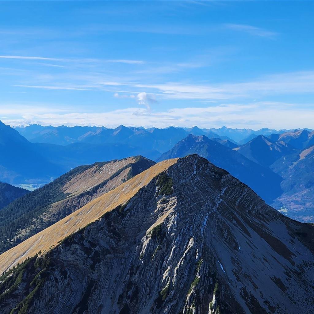 Die Kramerspitze hinter dem Bischof