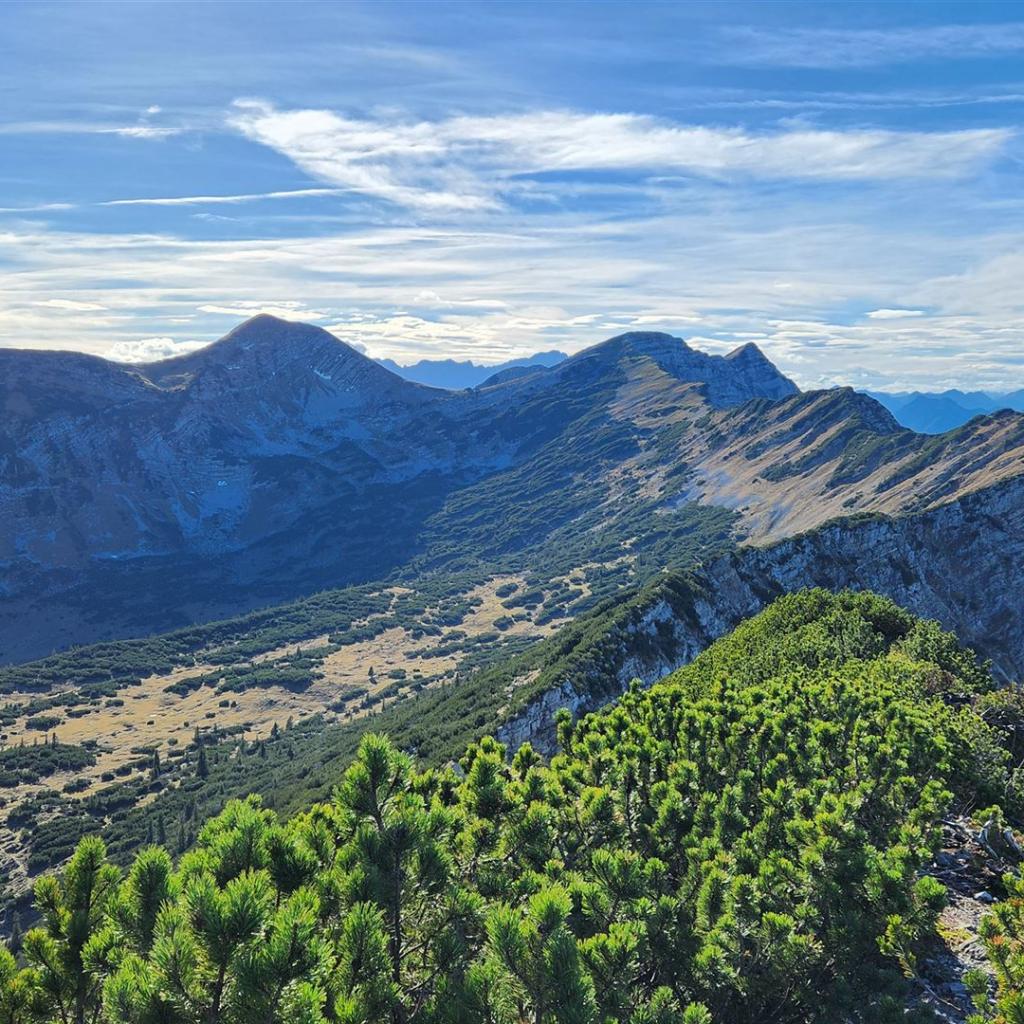Blick zurück zum Krottenkopf