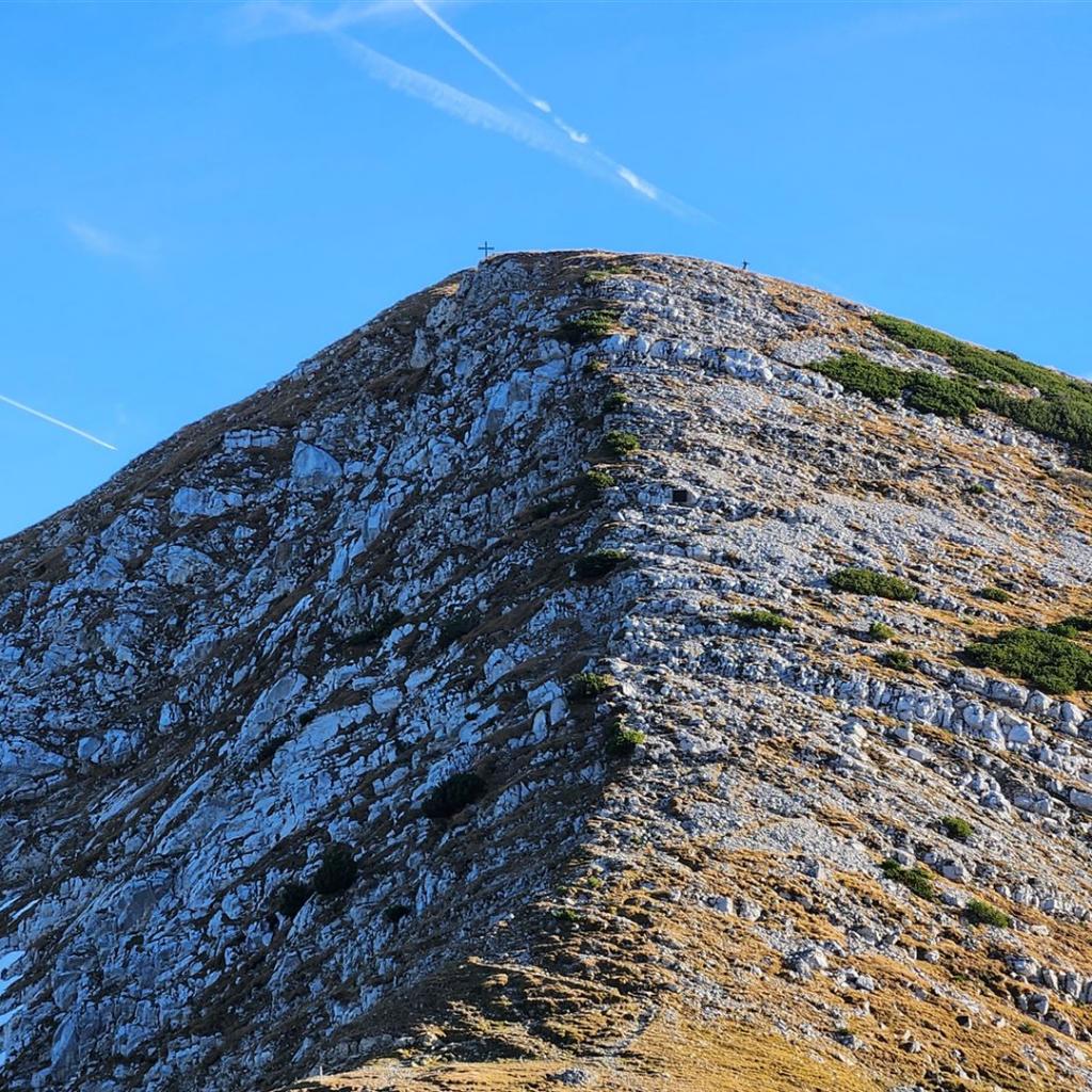 Der Krottenkopf in der Abendsonne