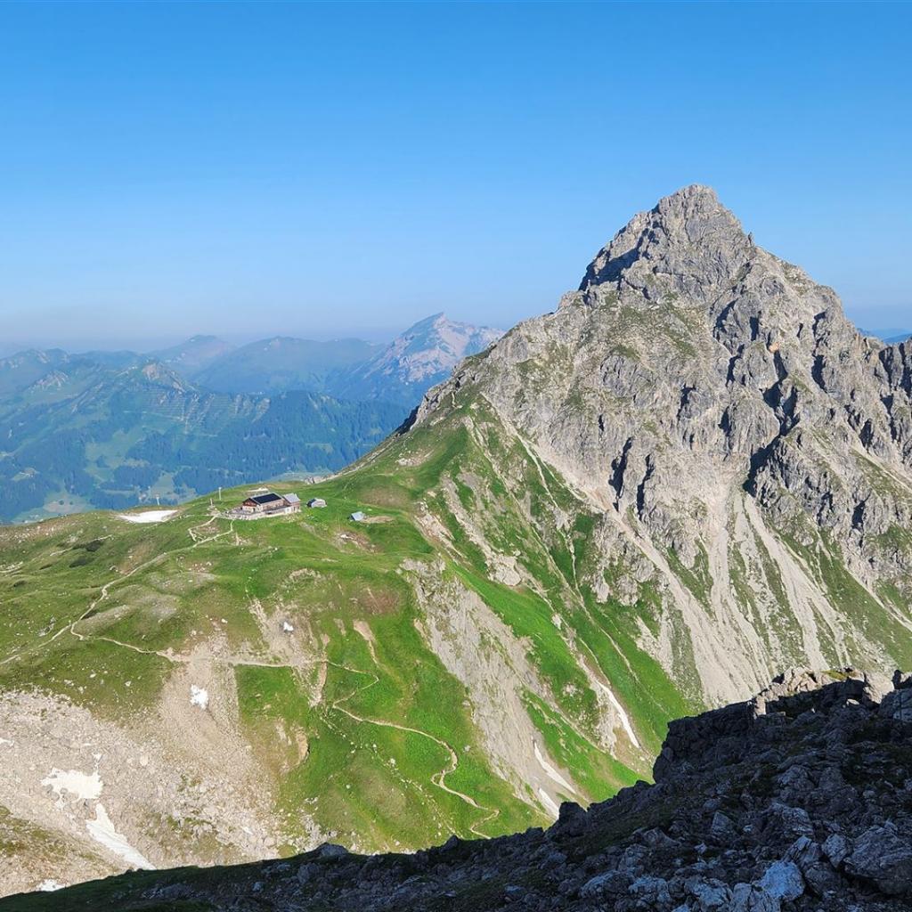 Fiderepasshütte und Hammerspitze