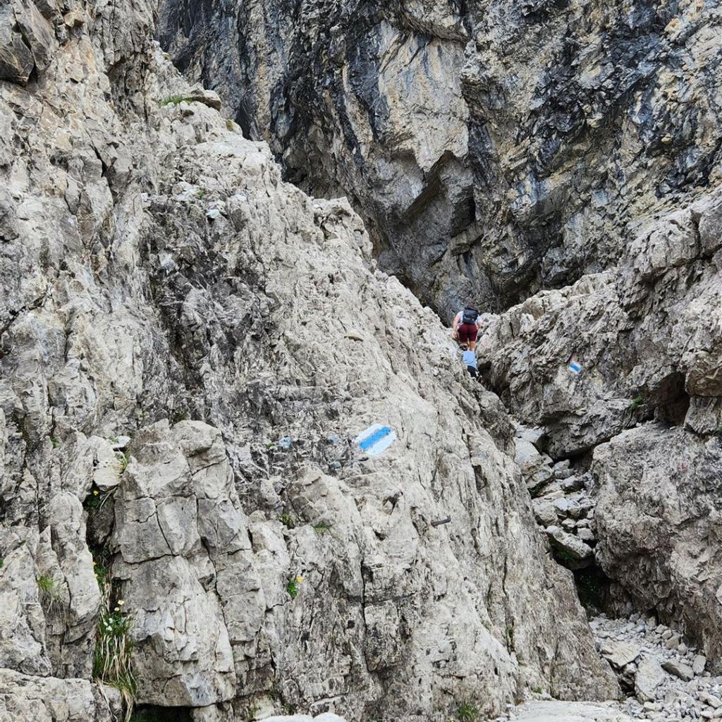 Anspruchsvolle Kraxelei am Widderstein