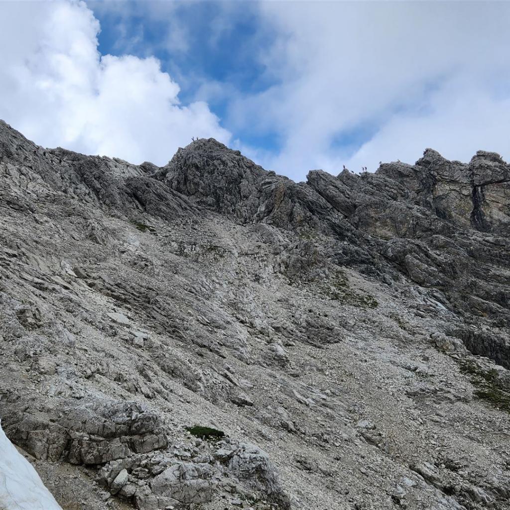 Den Widderstein-Gipfel im Visier