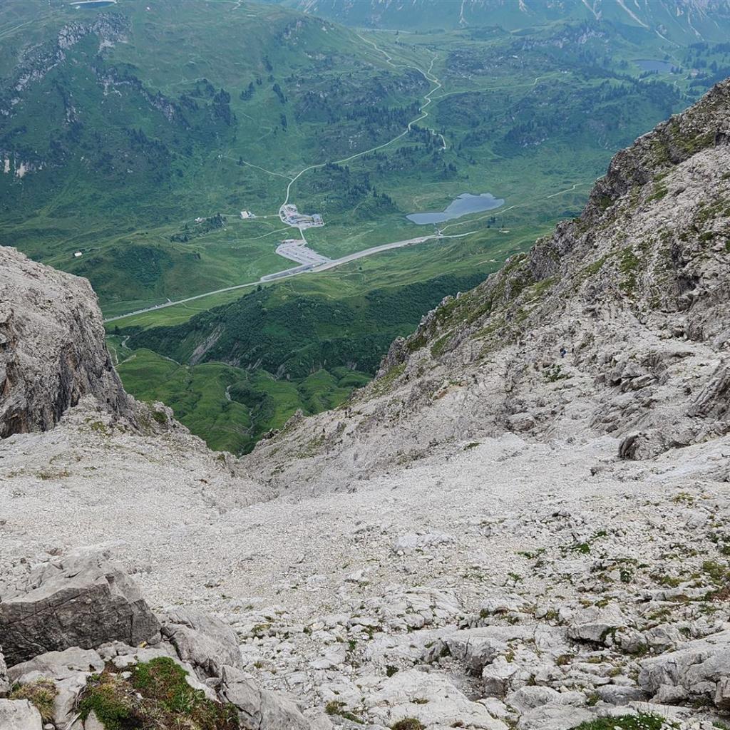 Abstieg vom Widderstein