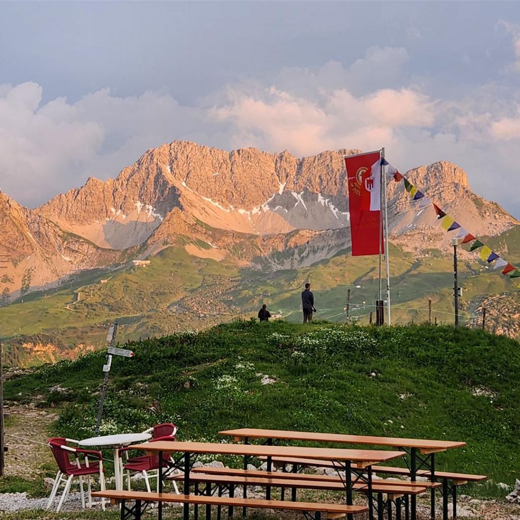Abendstimmung an der Widdersteinhütte