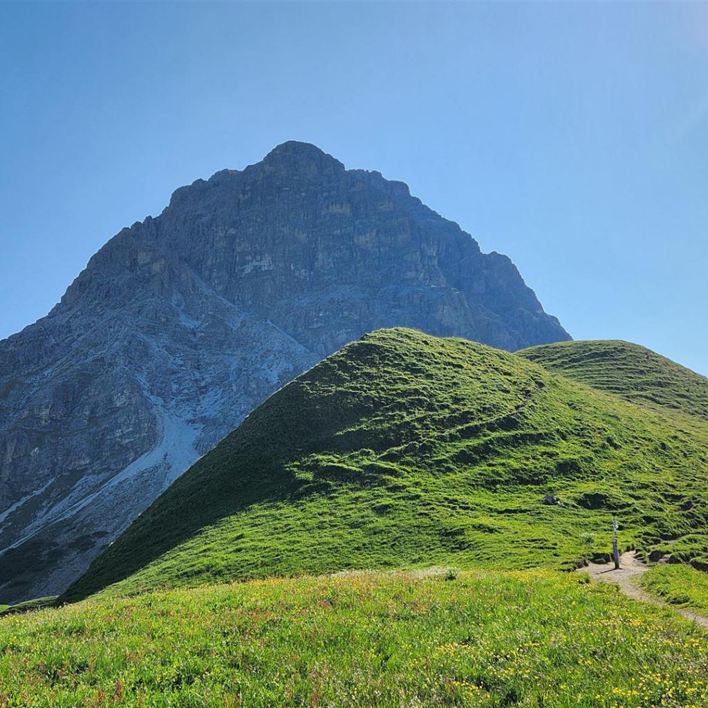 Blick zurück zum Widderstein