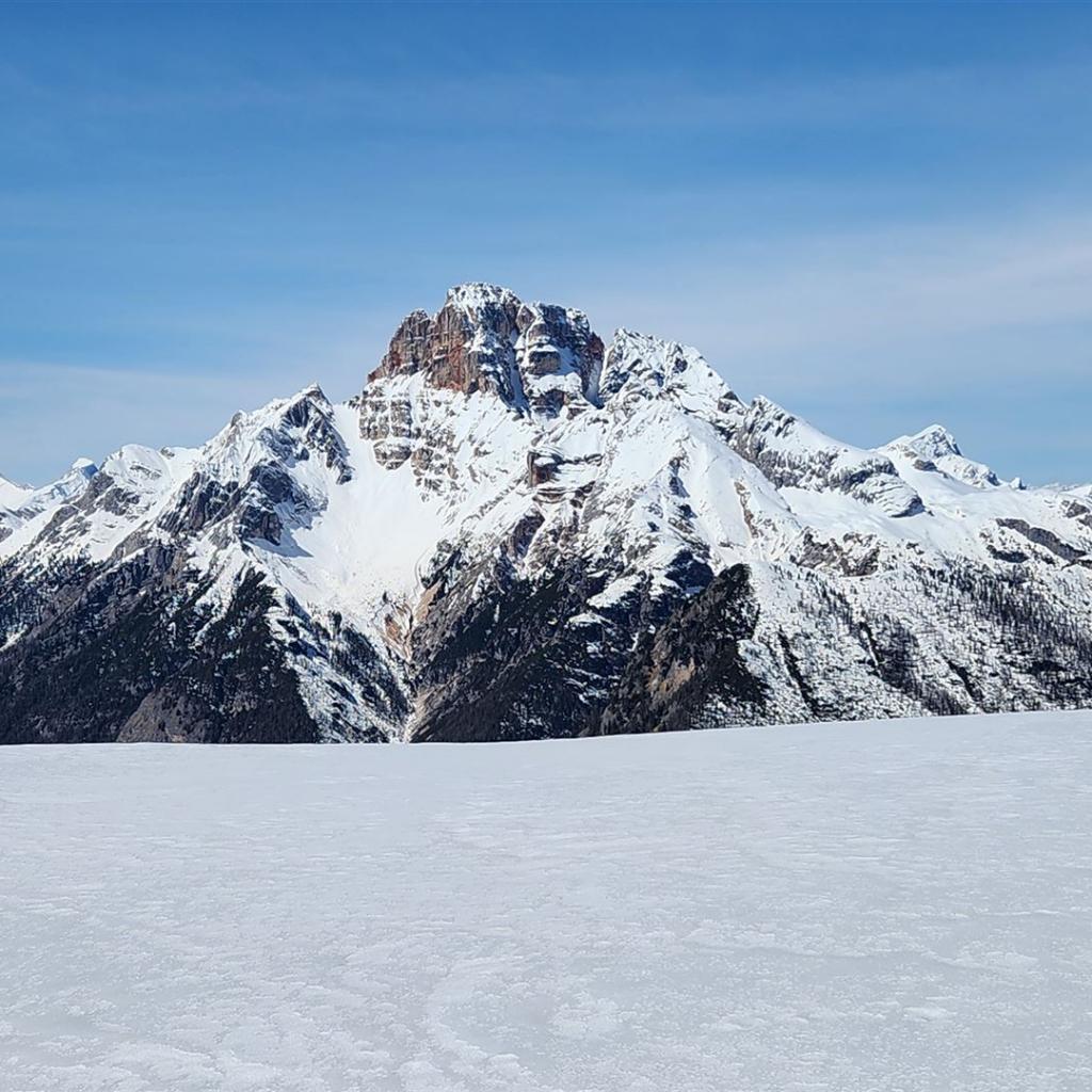 Blick hinüber zur Hohe Gaisl