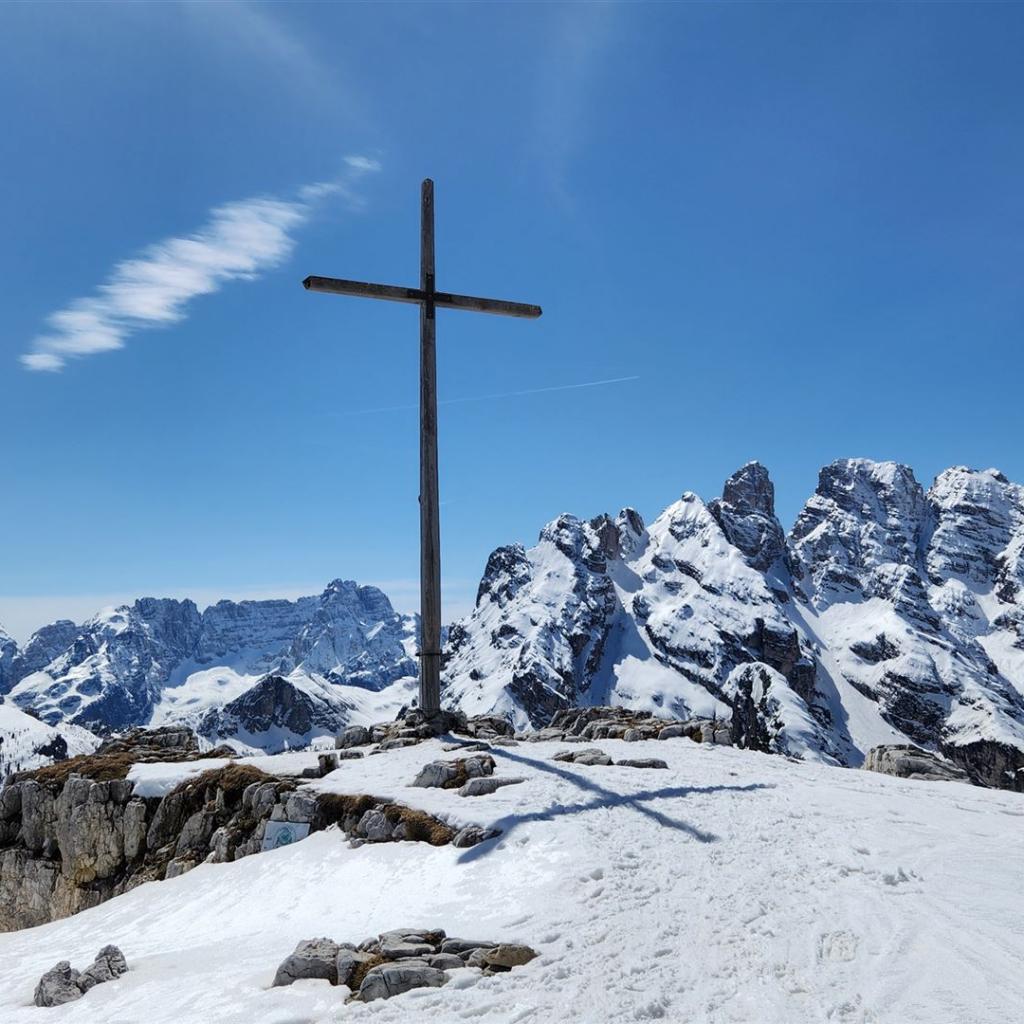 Monte Piana mit Antelao und Monte Cristallo