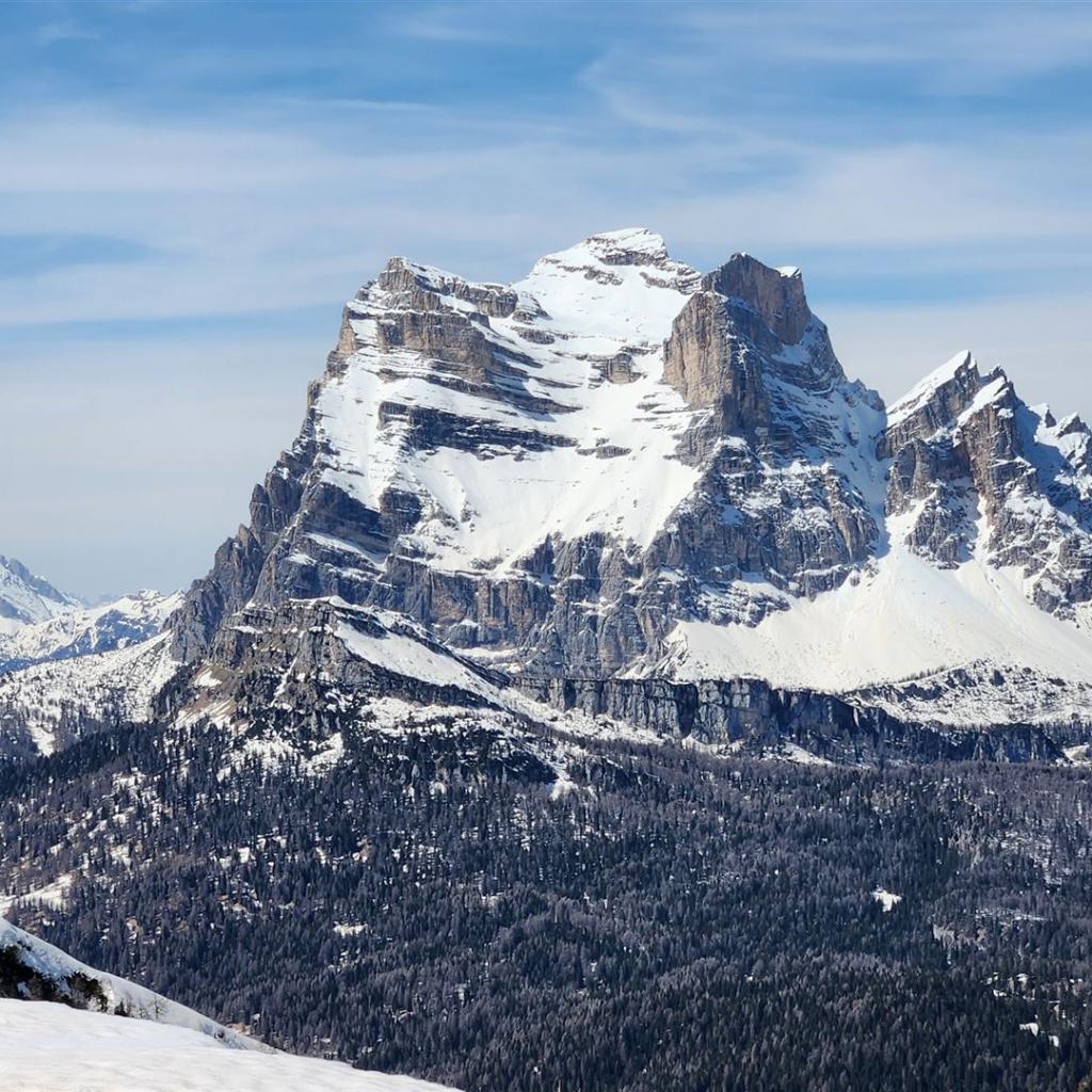 Der Monte Pelmo, 3172 m