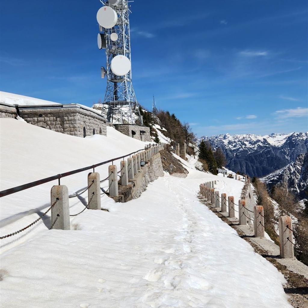 Funkstation auf dem Monte Rite