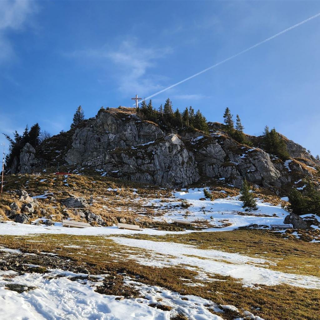 Der Gipfelaufbau des Neunerköpfle