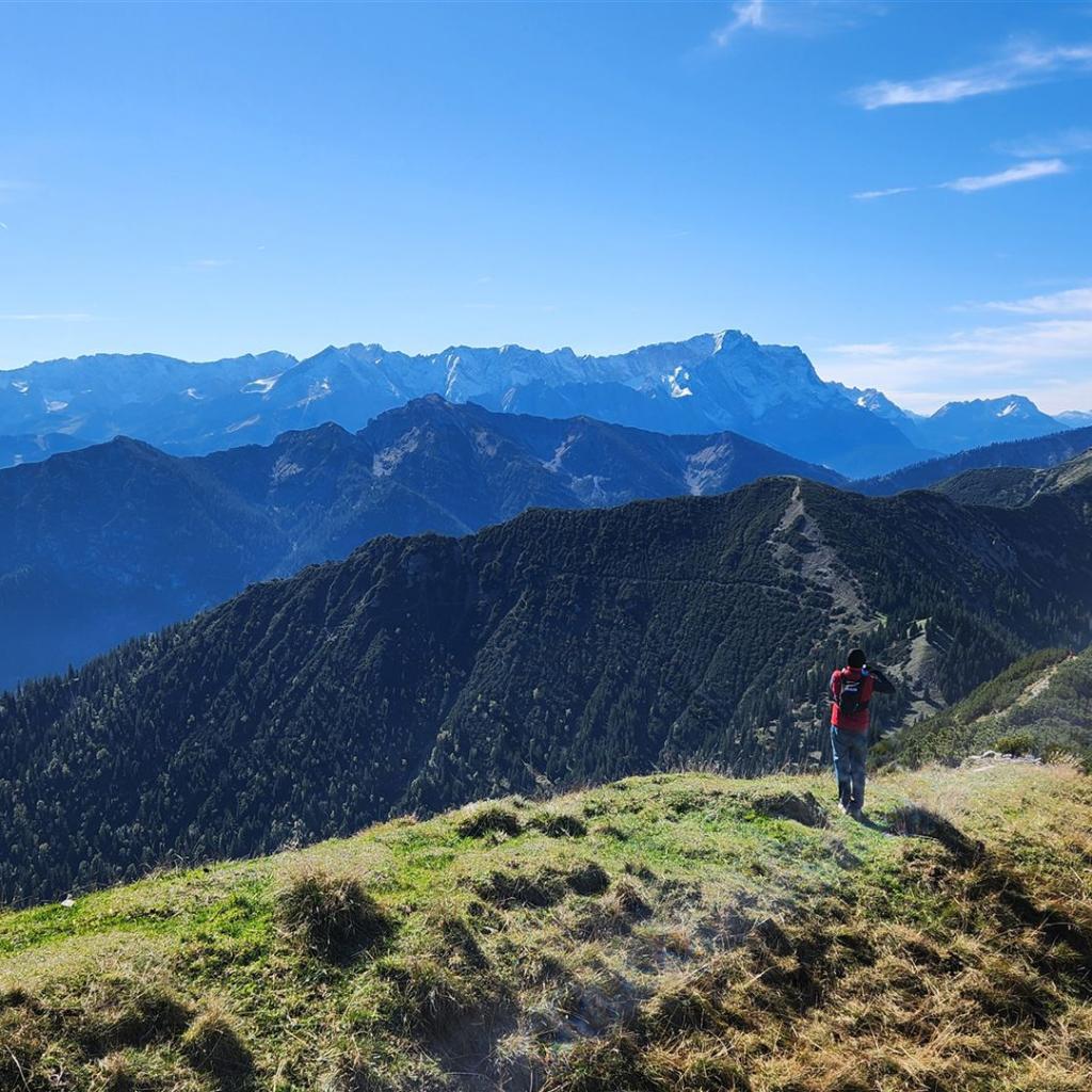 Dreitorspitzen, Alpspitze und Zugspitze