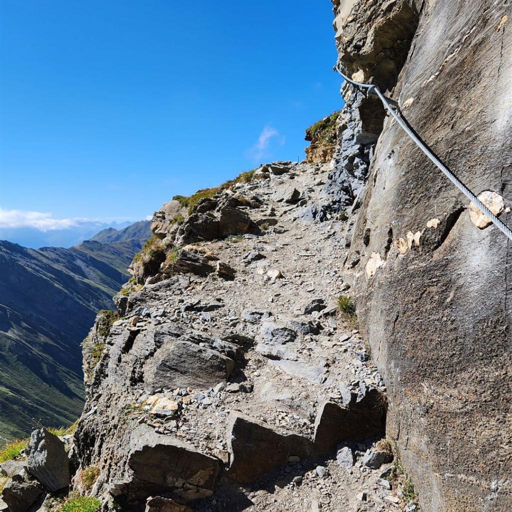 Rückweg: leicht ausgesetzt