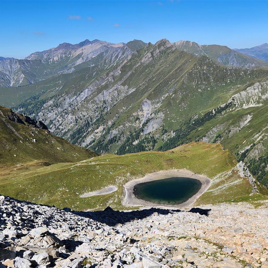 Tiefblick auf den Ramsgrubensee